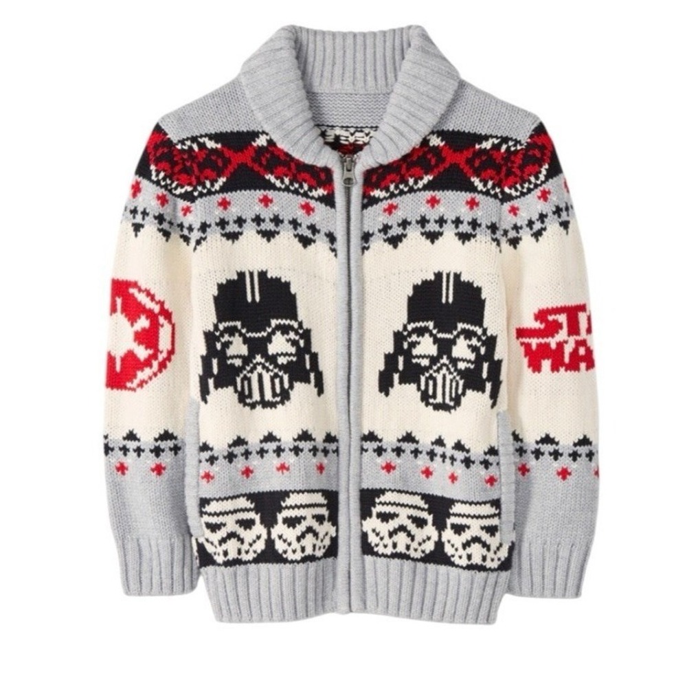 Hanna Andersson Star Wars Zip Sweater Kids Sz 4 NEW Limited Edition